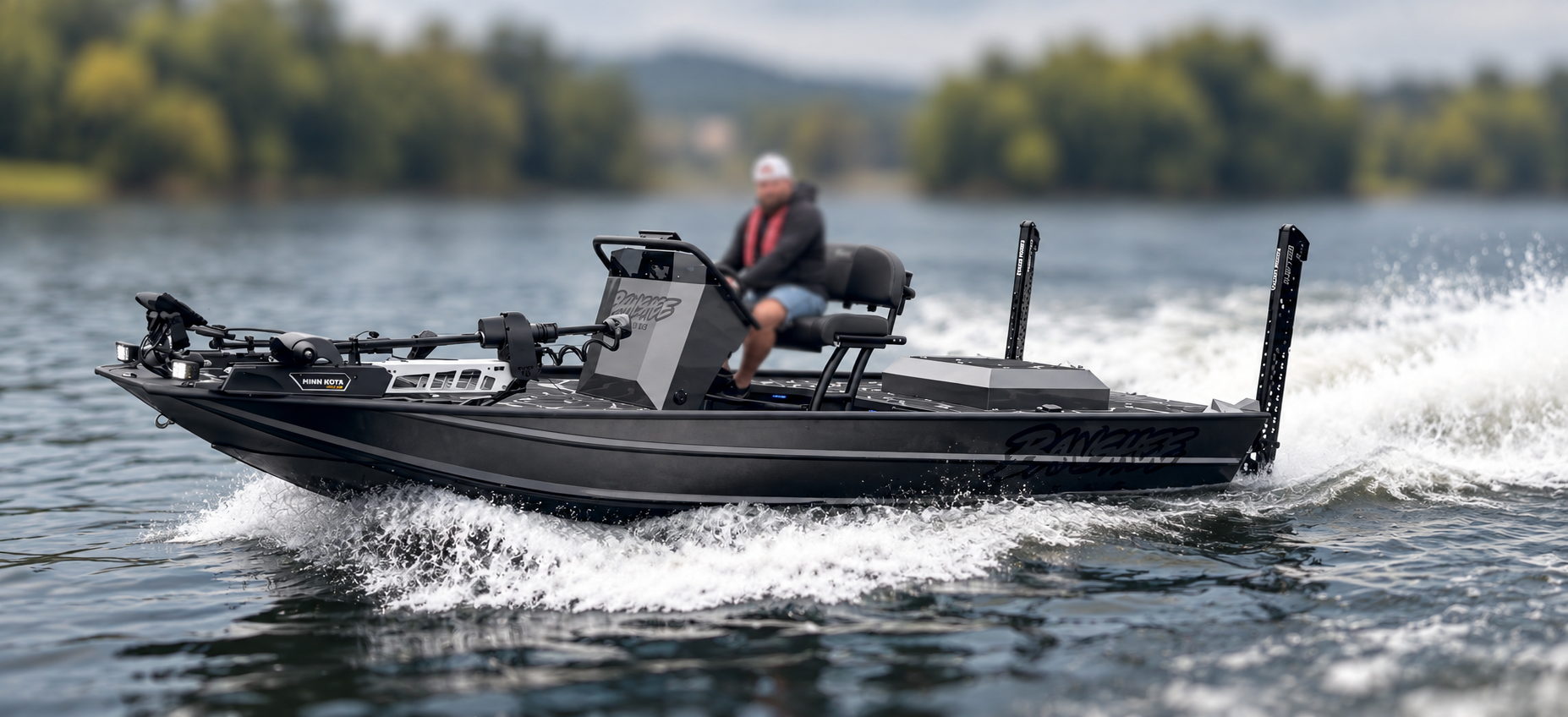 A Banshee running on the river